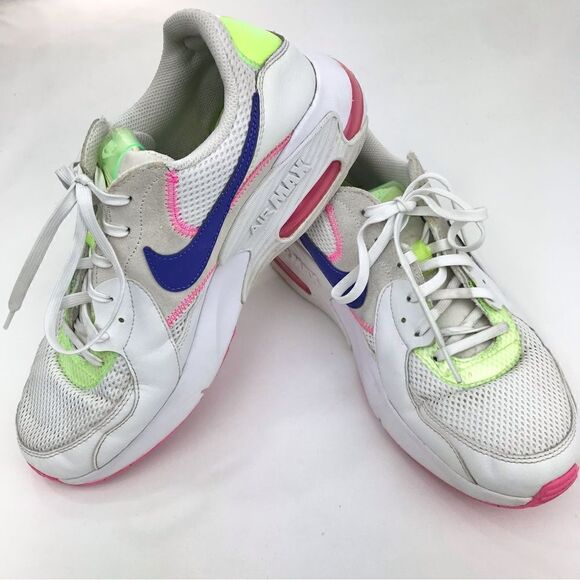 Nike Air Max Excee White Indigo Burst Pink Blast Running Athletic Sneakers - Picture 5 of 15